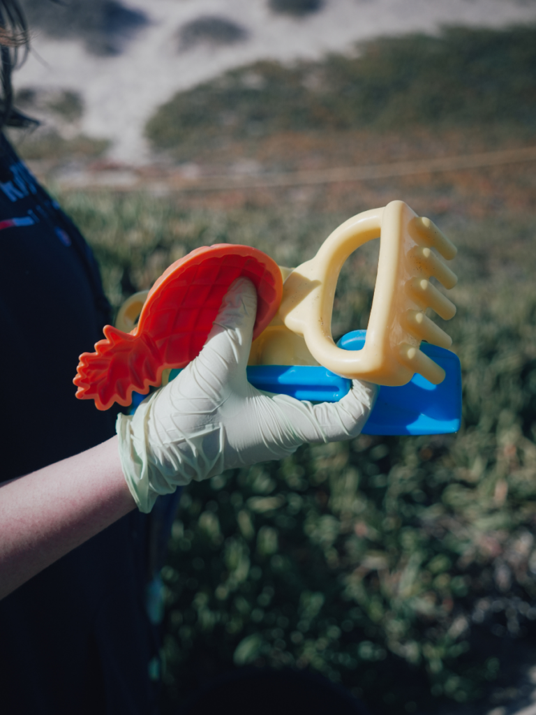 toys on the beach
