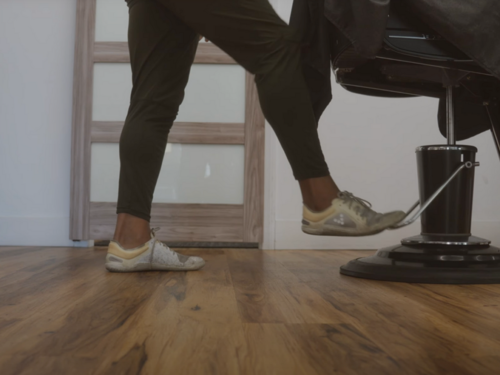 flat shoes for barbers