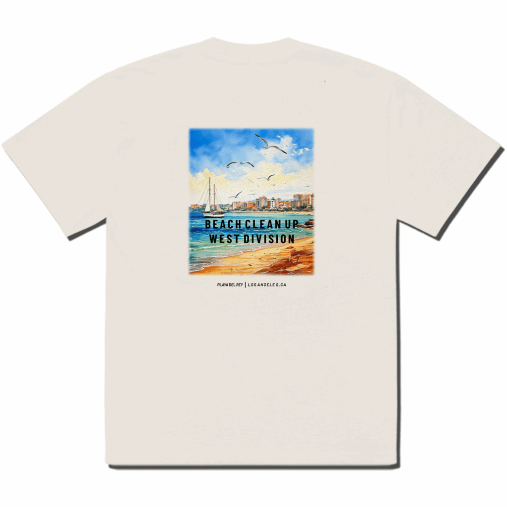 back of a natural t-shirt graphic